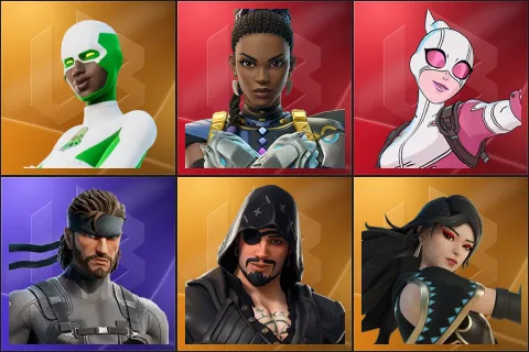 Backlash, Shuri, Gwenpool, Solid Snake, Blackheart, Era