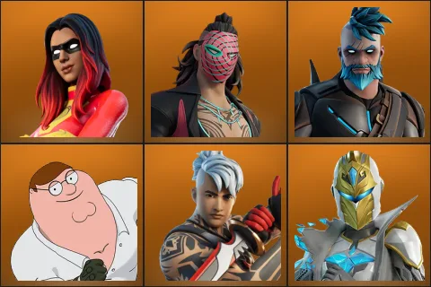 Joltara, Kado Thorne, Omegarok, Peter Griffin, Ronin, Spectra Knight