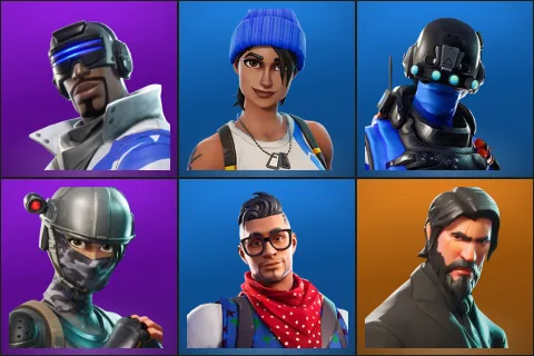 Blue Striker, Blue Team Leader, Carbon Commando, Elite Agent, Prodigy, The Reaper