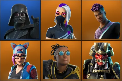 Darth Vader, Catalyst, Fade, Lynx, Malik, Shogun