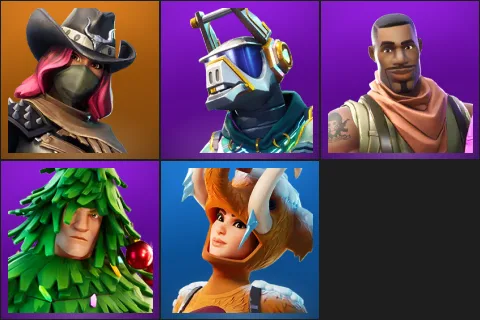 Calamity, DJ Yonder, Giddy-up, Lt. Evergreen, Wooly Warrior