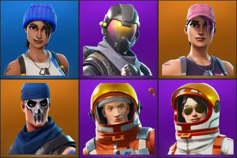 Blue Team Leader, Rogue Agent, Rose Team Leader, Warpaint, Mission Specialist, Moonwalker