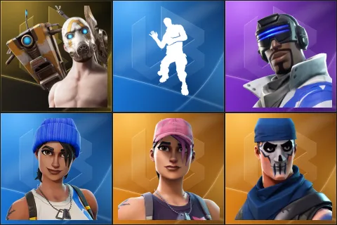 Psycho Bandit, Laugh It Up, Blue Striker, Blue Team Leader, Rose Team Leader, Warpaint