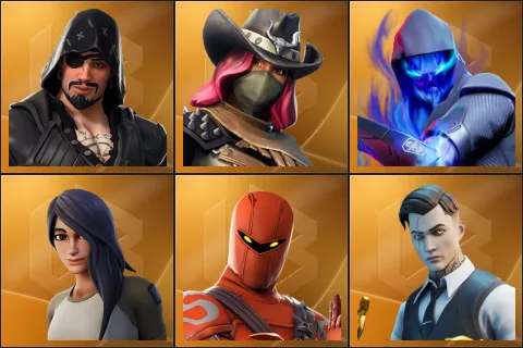 Blackheart, Calamity, Fusion, Gear Specialist Maya, Hybrid, Midas