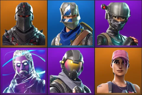 Black Knight, Blue Squire, Elite Agent, Galaxy, Rogue Agent, Rose Team Leader