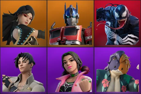 Era, Optimus Prime, Venom, Lorenzo, Mariposa, Purradise Meowscles