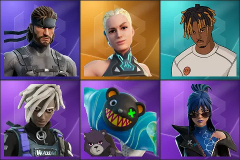 Solid Snake, Paradigm (Reality-659), Slayer Juice WRLD, Bytes, Grriz, Hope