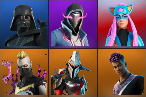 Darth Vader, Xander, Alli, Driftwalker, Eternal Knight, Fade