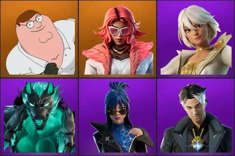 Peter Griffin, Valeria, Aphrodite, Cerberus, Hope, Montague