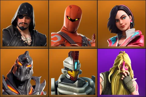 Blackheart, Hybrid, Rox, Ruin, Sentinel, Bunker Jonesy