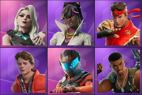 Carletta, Danica, FIRE Master Kai, Marty McFly, Maxx Speed, Miles Cross