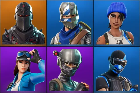 Black Knight, Blue Squire, Blue Team Leader, Cloud Striker, Elite Agent, Fixer