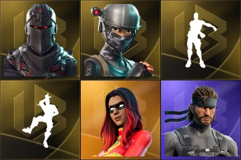 Black Knight, Elite Agent, Floss, Take The L, Joltara, Solid Snake