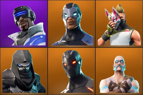 Blue Striker, Carbide, Drift, Enforcer, Omega, Ragnarok