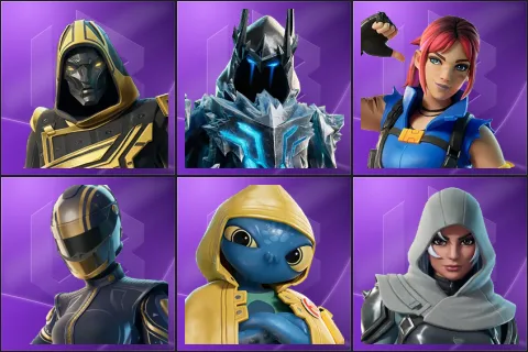 Blitz Knight, Exalted Ice King, Explorer Emilie, Hairpin, Squibbly, Vanguard Zadie