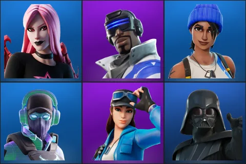 Haze, Blue Striker, Blue Team Leader, Breakpoint, Cloud Striker, Darth Vader