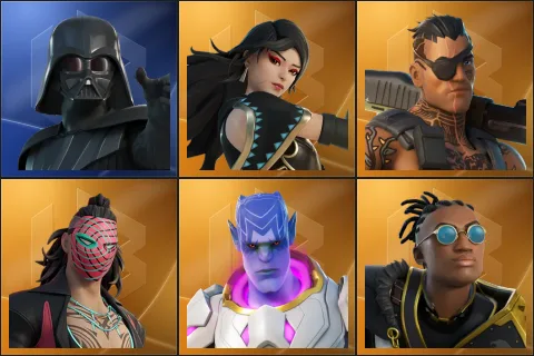 Darth Vader, Era, Joey, Kado Thorne, Kymera, Malik