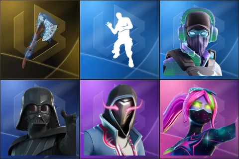 Leviathan Axe, Laugh It Up, Breakpoint, Darth Vader, Xander, Galaxia