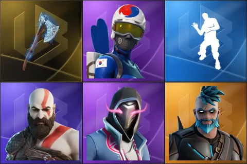 Leviathan Axe, Mogul Master (KOR), Laugh It Up, Kratos, Xander, Omegarok