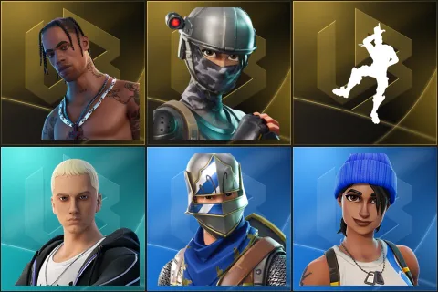 Travis Scott, Elite Agent, Take The L, Slim Shady, Blue Squire, Blue Team Leader