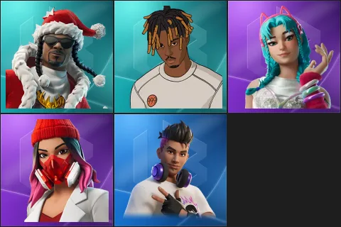 Santa Dogg, Slayer Juice WRLD, Katalina, Yulejacket, Chord Kahele
