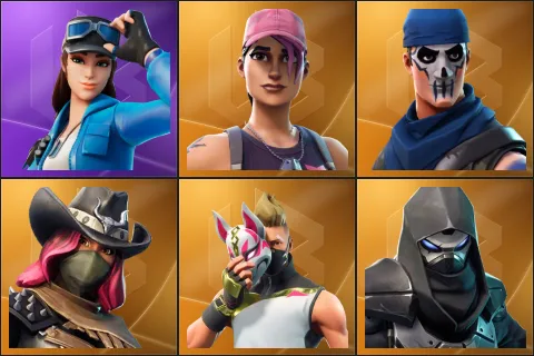 Cloud Striker, Rose Team Leader, Warpaint, Calamity, Drift, Enforcer