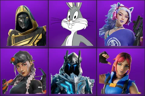 Blitz Knight, Bugs Bunny, Dasha, Elite Jules, Exalted Ice King, Explorer Emilie