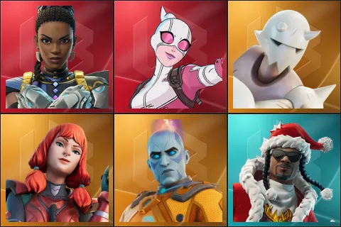 Shuri, Gwenpool, Snap, The Imagined, The Origin, Santa Dogg