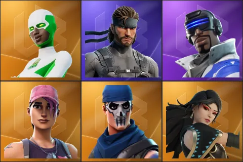 Backlash, Solid Snake, Blue Striker, Rose Team Leader, Warpaint, Era