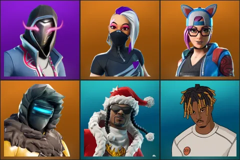 Xander, Catalyst, Lynx, Zenith, Santa Dogg, Slayer Juice WRLD