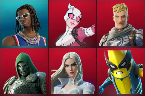 Playboi Carti, Gwenpool, Captain Jones, Doom, Emma Frost, Peelverine