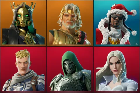 Hades, Zeus, Santa Dogg, Captain Jones, Doom, Emma Frost