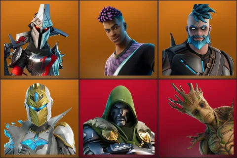 Eternal Knight, Fade, Omegarok, Spectra Knight, Doctor Doom, Groot