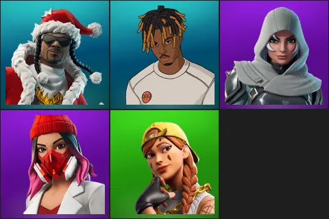Santa Dogg, Slayer Juice WRLD, Vanguard Zadie, Yulejacket, Aura