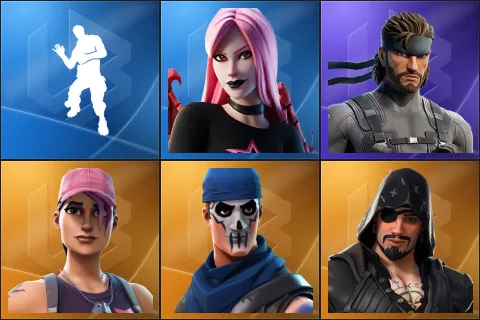 Laugh It Up, Haze, Solid Snake, Rose Team Leader, Warpaint, Blackheart