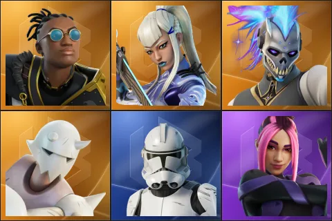 Malik, Mizuki, Renzo the Destroyer, Snap, Clone Trooper, Adira