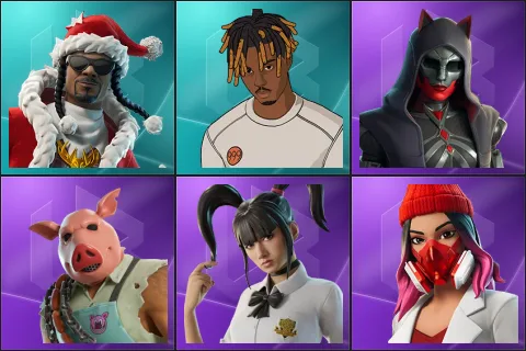 Santa Dogg, Slayer Juice WRLD, Felina, Pig the Butcher, Yuki Yubari, Yulejacket