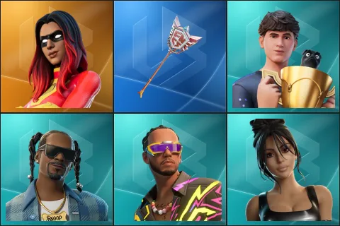 Joltara, The Axe of Champions 2.0, Bugha, Snoop Dogg, Lewis Hamilton, Iconic Kim Kardashian