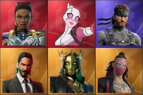 Shuri, Gwenpool, Solid Snake, John Wick, Hades, Kado Thorne