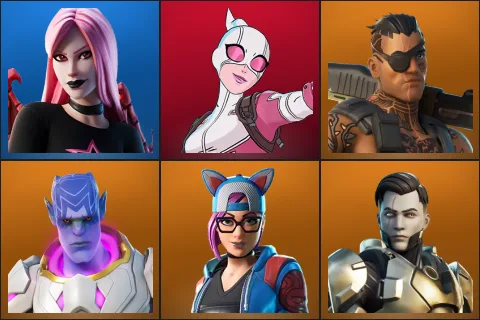 Haze, Gwenpool, Joey, Kymera, Lynx, Midas Rex