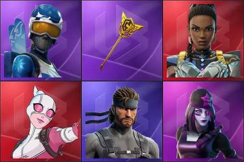 Mogul Master, The Axe of Champions, Shuri, Gwenpool, Solid Snake, Dark Skully