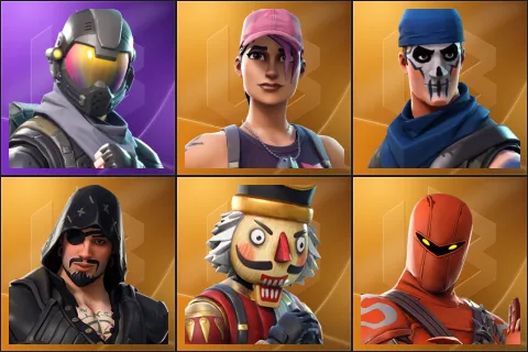 Rogue Agent, Rose Team Leader, Warpaint, Blackheart, Crackshot, Hybrid