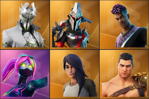 Rogue Spider Knight, Eternal Knight, Fade, Galaxia, Gear Specialist Maya, Menace
