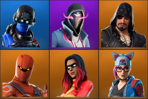 Carbon Commando, Xander, Blackheart, Hybrid, Joltara, Lynx