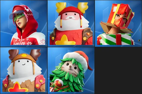 Arctic Adeline, Guff Gringle, Holiday Boxy, Sled Ready Guff, Winterfest Bushranger
