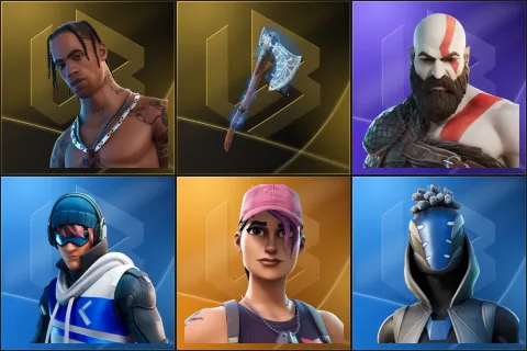 Travis Scott, Leviathan Axe, Kratos, Point Patroller, Rose Team Leader, Sultura