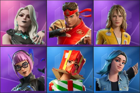 Carletta, FIRE Master Kai, The Bride, Void Walker Lynx, Holiday Boxy, Melodie Mars