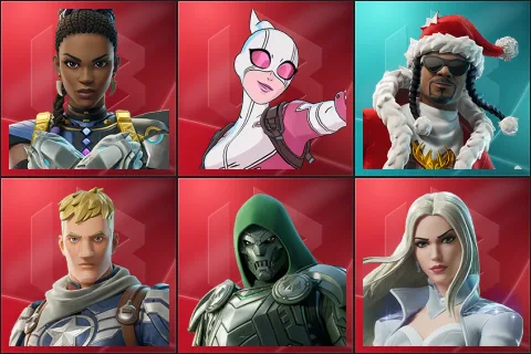 Shuri, Gwenpool, Santa Dogg, Captain Jones, Doom, Emma Frost