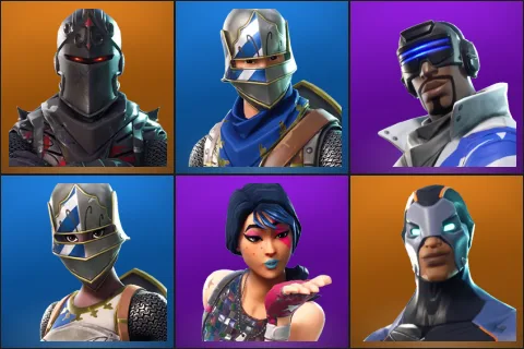 Black Knight, Blue Squire, Blue Striker, Royale Knight, Sparkle Specialist, Carbide