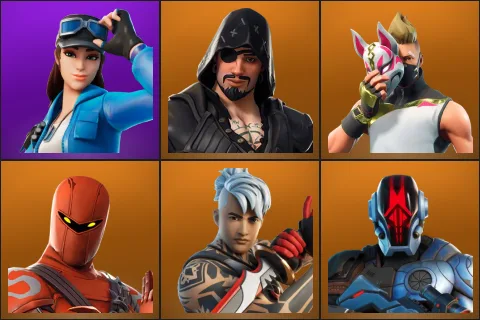 Cloud Striker, Blackheart, Drift, Hybrid, Ronin, The Foundation